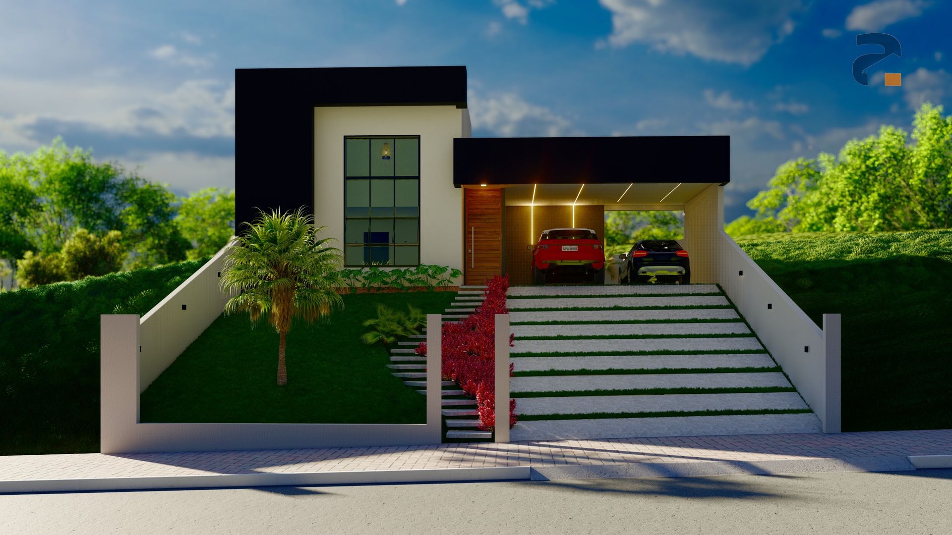 Casa à venda com 3 dormitórios, 1 banheiro, 2 vagas de garagens e 110m² de área privativa no bairro Vederti
